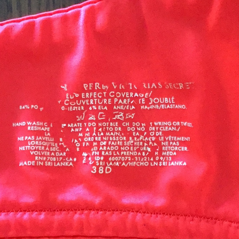 Victoria's Secret Coral T-Shirt Bra Intimates - Picture 4 of 4